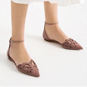 Zara Laser-Cut D'Orsay Shoes